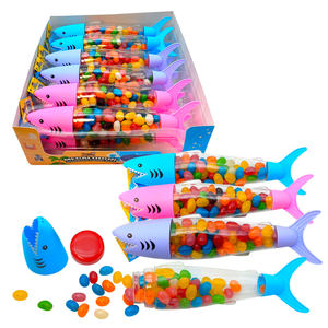 لعبة سمكة القرش الكبيرة المضحكة من هابي داي مع طائرة مضيئة وحلوى الجيلي بين - Product Image 1