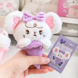 Lot de 6 pendentifs <span class=keywords><strong>anime</strong></span> Mikko authentiques, boîte mystère, jouet porte-clés en peluche 3D parfumé, boîte surprise - Product Image 3