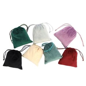 Bolsas de Joyería de Terciopelo con Logotipo Personalizado, Bolsas de Regalo de Cumpleaños para Niños, Bolsa Protectora para Joyas con Cordón - Product Image 4