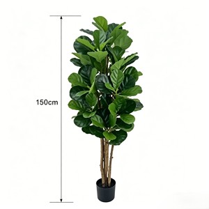 Wholesale Real Wood Stem Fiddle Leaf Fig <b>Tree</b> – <b>Artificial</b> Ficus Lyrata, Evergreen & Durable for Indoor Decor - Product Image 2
