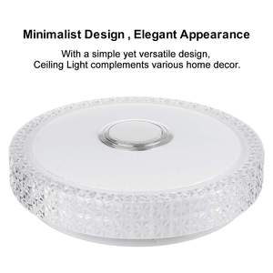 Âm Nhạc Thông Minh Điều Khiển Từ Xa RGB Nhiều Màu Trang Trí Nhà Chiếu Sáng Hiện Đại <span class=keywords><strong>LED</strong></span> Pha Lê Đèn Trần Cho Phòng Khách Phòng Tắm - Product Image 4