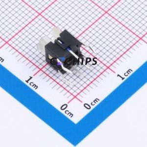 TSL06121-072B330BF-1BD1 Tactile Switch Through hole-6P,6x6mm Switch Single Pole Single Throw Rectangle Button 1.8N 6mm - Product Image 2