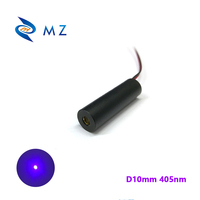 Nouveau module de mise au point haute précision, alignement 10 mm, 405 nm, 35 mW, laser bleu violet, pointeur de positionnement industriel