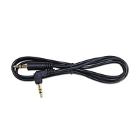 1m plaqué or à angle droit mâle à mâle Audio stéréo 3.5MM TRS câble Aux de voiture