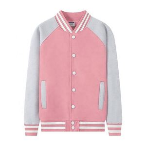 เสื้อแจ็คเก็ตผู้ชายโลโก้แบบกำหนดเอง ผ้าฝ้ายสั่งทำพิเศษ อุ่นสบาย ดีไซน์ใหม่ สไตล์เบสบอล - Product Image 6