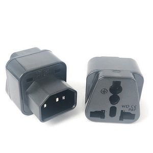 אוניברסלי שקע <span class=keywords><strong>UPS</strong></span>/ pdu IEC-C14 זכר 3 חודים חשמלי תקע מתאם המרת כוח תקע שקע 10A250V - Product Image 3
