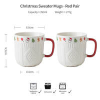 Mug à café en porcelaine fine de style nordique, gaufré, de haute qualité, pour cadeaux d'affaires, avec logo personnalisé, compatible lave-vaisselle et micro-ondes