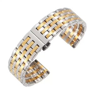 Cinturino orologio da uomo in acciaio inossidabile da 18mm 20mm cinturino per orologio in acciaio inossidabile - Product Image 5