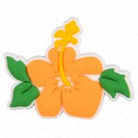 Nouveau Style sabot chaussure charme pour cadeau Hawaii fleur chaussure charme pour sabot décoration accessoires personnalisé chaussure charme en gros BuChenle