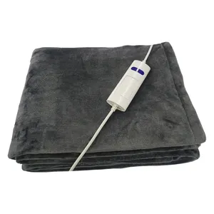 220V Heated Throw Warm Flannel Electric Heating Blanket For Warming Moment
