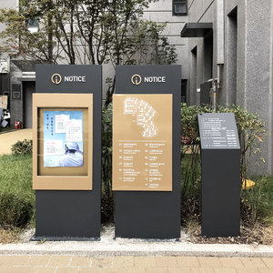 Letreros direccionales con revestimiento antigrafiti para áreas <span class=keywords><strong>de</strong></span> alto vandalismo, baños <span class=keywords><strong>de</strong></span> tránsito público <span class=keywords><strong>de</strong></span> hospitales, acero inoxidable duradero IP65 - Product Image 6