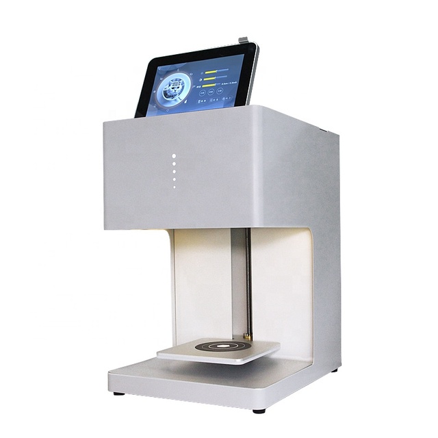 NIBU New Arrival Mini Coffee Printer Fast Selfie Latte Art 3D Cake Inkjet Printer for Cafe 1 Year Warranty