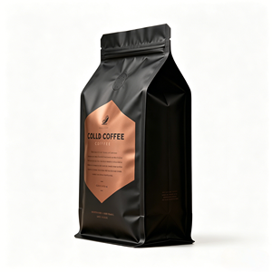 Bolsas <span class=keywords><strong>de</strong></span> <span class=keywords><strong>Café</strong></span> Negras Mate con Impresión <span class=keywords><strong>de</strong></span> Lámina Personalizada - Empaque <span class=keywords><strong>de</strong></span> Lujo con Sellado <span class=keywords><strong>de</strong></span> Ocho Lados y Válvula <span class=keywords><strong>de</strong></span> Desgasificación para <span class=keywords><strong>Café</strong></span> Especial - Product Image 1