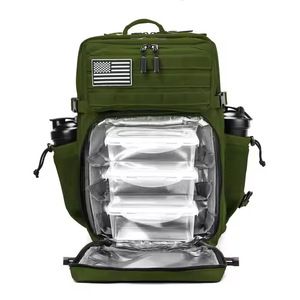 Pack De 6 Sacs De Sport Isotherme - 40L, Rouge Et Noir - Compartiments Multiples - Occasion Très Bon État