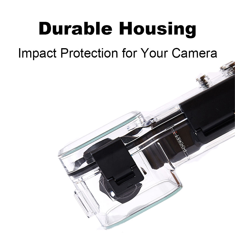 For DJI OSMO Pocket 3 Sport Camera Accessories 45M Underwater Waterproof Case for Diving for Action & Sports Shooting