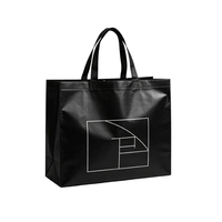 Sac de shopping réutilisable imperméable pour emballages cadeaux, sac non tissé laminé