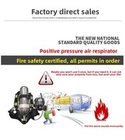 Appareil respiratoire à pression positive autonome avec cylindre en fibre de carbone G-F-20, respirateur pour la production chimique, 6,8 L