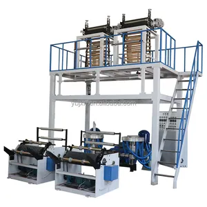 High Capacity HDPE/LDPE Double Die-Head Film Blowing Machine