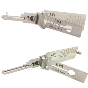 Bộ dụng cụ mở khóa LISHI LW4 LW5 2 trong 1, mở khóa và giải mã, 2 cái, dụng cụ thợ khóa - Product Image 1