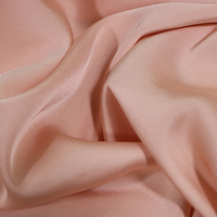 Tissus d'imitation acétate torsadés doux de luxe 100% polyester de haute qualité pour les abayas de robe