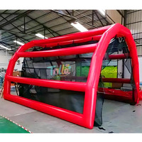 Cage de frappe gonflable en PVC durable Cage de frappe de baseball gonflable