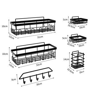 Estante de Almacenamiento de Baño de Doble Nivel, de Acero Inoxidable, Impermeable, No Plegable, para Toallas - Product Image 2