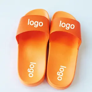 2023 High-quality Summer Women Sandals Slippers Waterproof Shoes Flat Orange PVC Rubber slippers for Australia women ladies