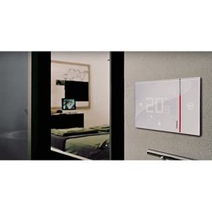 Thermostat mural Bticino X8000W 230 V connecté Wi-Fi pour contrôle de chauffage intelligent de la maison, blanc - Product Image 4