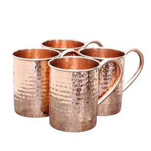 Juego de Tazas Moscow Mule de Estilo Americano con Diseño Martillado BS International, Capacidad de 450 ml, Acero al Carbono Ecológico - Product Image 6
