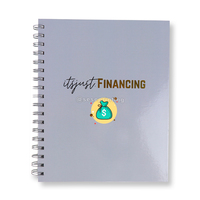 Fournisseurs de planificateurs Journal de planificateur financier de budget financier Wire-O personnalisé avec Service d'impression de pages