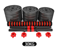 Vente en gros d'équipement de fitness en néoprène à domicile haltères réglables en fonte bon marché PVC ciment 20kg support d'exercice
