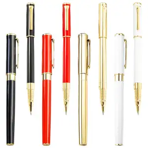 Bolígrafos promocionales ultrafinos de Metal Premium DE FÁBRICA DE China bolígrafos Roller Look de moda con bolígrafos de regalo con logotipo personalizado