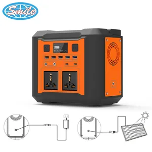 Home Outdoor Camping 110V 220V Lithium-Ionen-Batterie Off Grid Tragbarer Solarstrom generator Tragbares Kraftwerk