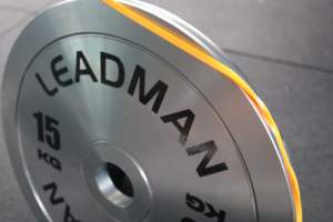 Leadman แผ่นเหล็กยกน้ำหนักสำหรับยิมฟิตเนส, แผ่นกันชนแผ่นปรับน้ำหนักแผ่นเหล็กโครเมี่ยม - Product Image 5