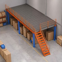 Plateformes de stockage multi-niveaux modulaires en acier Q235B sur mesure, haute résistance, protection contre la corrosion, pour mezzanines