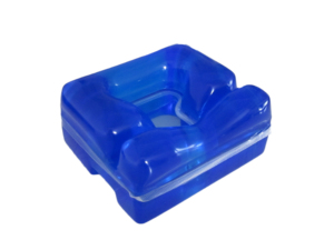 Bantalan Gel Biru untuk Posisi Bedah Medis, Penyangga Kepala untuk Penderita Berbaring, Pelindung Wajah Pasien 25x23x13cm, Penggunaan Rumah Sakit - Product Image 2