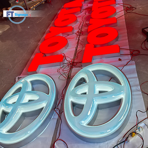 Insegna LED 3D per Auto con Finitura <span class=keywords><strong>in</strong></span> Metallo Cromato per Concessionarie 4S, <span class=keywords><strong>Pubblicità</strong></span> Esterna, Impermeabile IP65 - Product Image 4