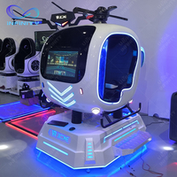 Simulateur d'hélicoptère de réalité virtuelle de haute qualité Cockpit Aircraft 9D Vr Motion Chair Flight Space 3DGlasses Space Vr Simulator