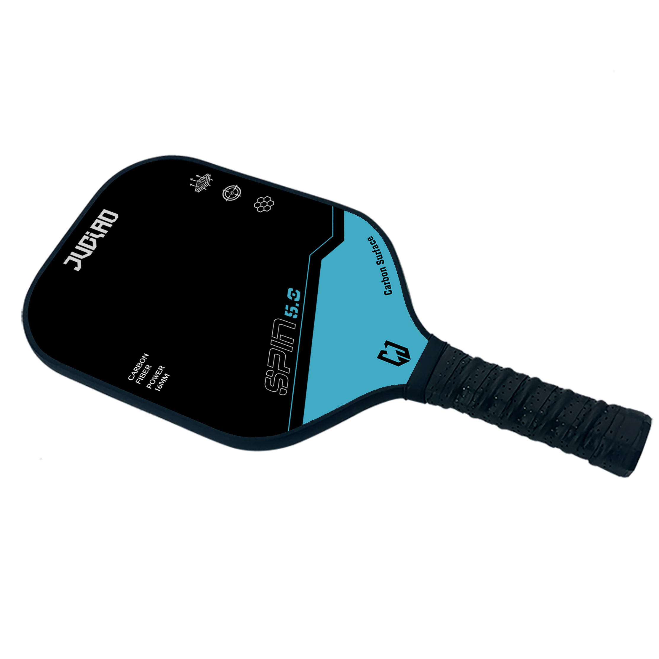 ピックルボール パドル JUCIAO T700生カーボンファイバー 白黒16mm ピックルボール パドル JUCIAO T700生カーボンファイバー 白黒16mm