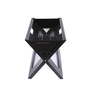 Lightweight Portable X-Shaped Steel Rack Mini BBQ Grill Foldable Outdoor Camping <b>Stove</b> for Portable BBQ Grills - Product Image 2