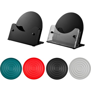 Sous-plat minimaliste <span class=keywords><strong>en</strong></span> silicone pour plats chauds |   Résistant à <span class=keywords><strong>la</strong></span> chaleur 480 ° Tapis de protection antidérapant pour casseroles avec un design moderne à anneaux concentriques - Product Image 2
