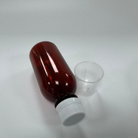 Bouteilles de médecine pharmaceutique en plastique ambré de 60ml 100ml 120ml 250ml personnalisées bouteille de sirop contre la toux orale