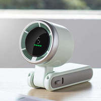 Nouveau ventilateur personnel portable USB rechargeable à 5 vitesses réglables en ABS pour les voyages en extérieur - En stock
