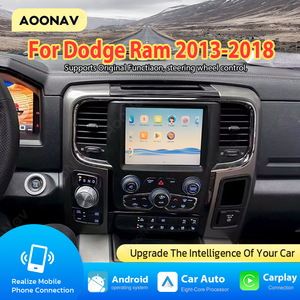 Boîtier de décodeur système Linux avec fonction Mirror Link, CarPlay sans fil et mise à niveau autoradio pour Dodge Ram 2013-2018 - Product Image 2