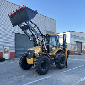 चीनी 4x4 कॉम्पैक्ट ट्रैक्टर लोडर बैकहोए मिनी फ्रंट लोडर बैकहोए मिनी फ्रंट लोडर और दूसरे हैंड विकल्प उपलब्ध - Product Image 5