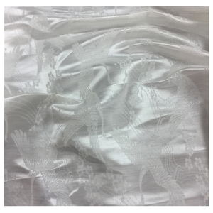 Tela de brocado Jacquard de <span class=keywords><strong>seda</strong></span> pura 100%, patrón bordado de mezcla de <span class=keywords><strong>seda</strong></span> de <span class=keywords><strong>lino</strong></span>, tela de <span class=keywords><strong>seda</strong></span> inspirada en la naturaleza - Product Image 6