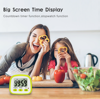 Kochen Mechanische Küche LCD Timer Uhr Countdown Digitale Küchen timer Logo Kunden spezifisches LCD-Display Home Kitchen ABS