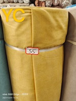 Liquidation d'usine directement de haute qualité Double face Morandi épais Chenille lourd uni teint Blackout Textile de maison