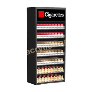 رف عرض سيجارة من الأكريليك/حامل بلاستيك للبيع ، شاشة عرض سيجارة PS مع حامل
