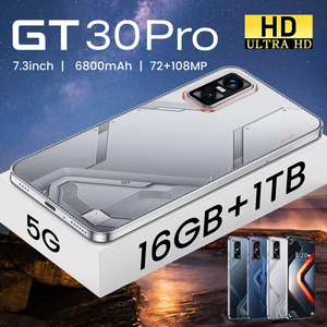 Haute demande GT30 Pro Smartphone brillant écran de téléphone clair double SIM double caméra énorme mémoire système Android - Product Image 2